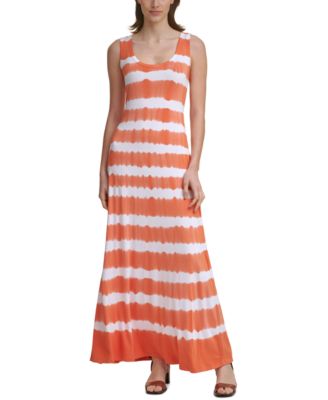 calvin klein knit maxi dress