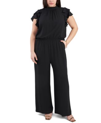 plus size dressy jumpsuits with sleeves