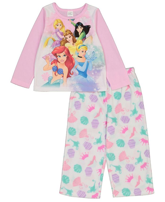 AME Disney Princess Toddler Girl 2 Piece Pajama Set Macy's