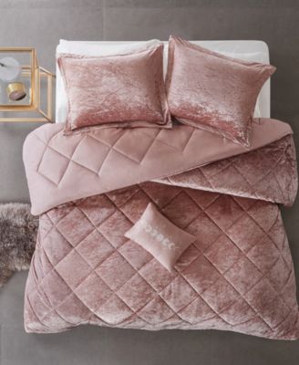 Felicia Velvet 3-Pc. Comforter Set, Twin/Twin XL