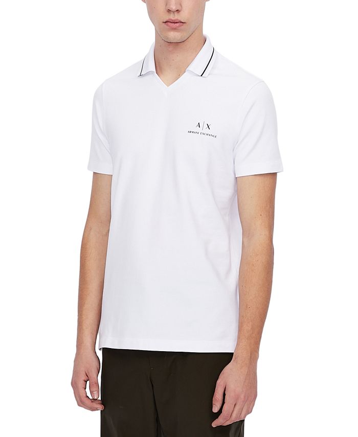 A|X Armani Exchange Men's Logo Polo Shirt - Macy's