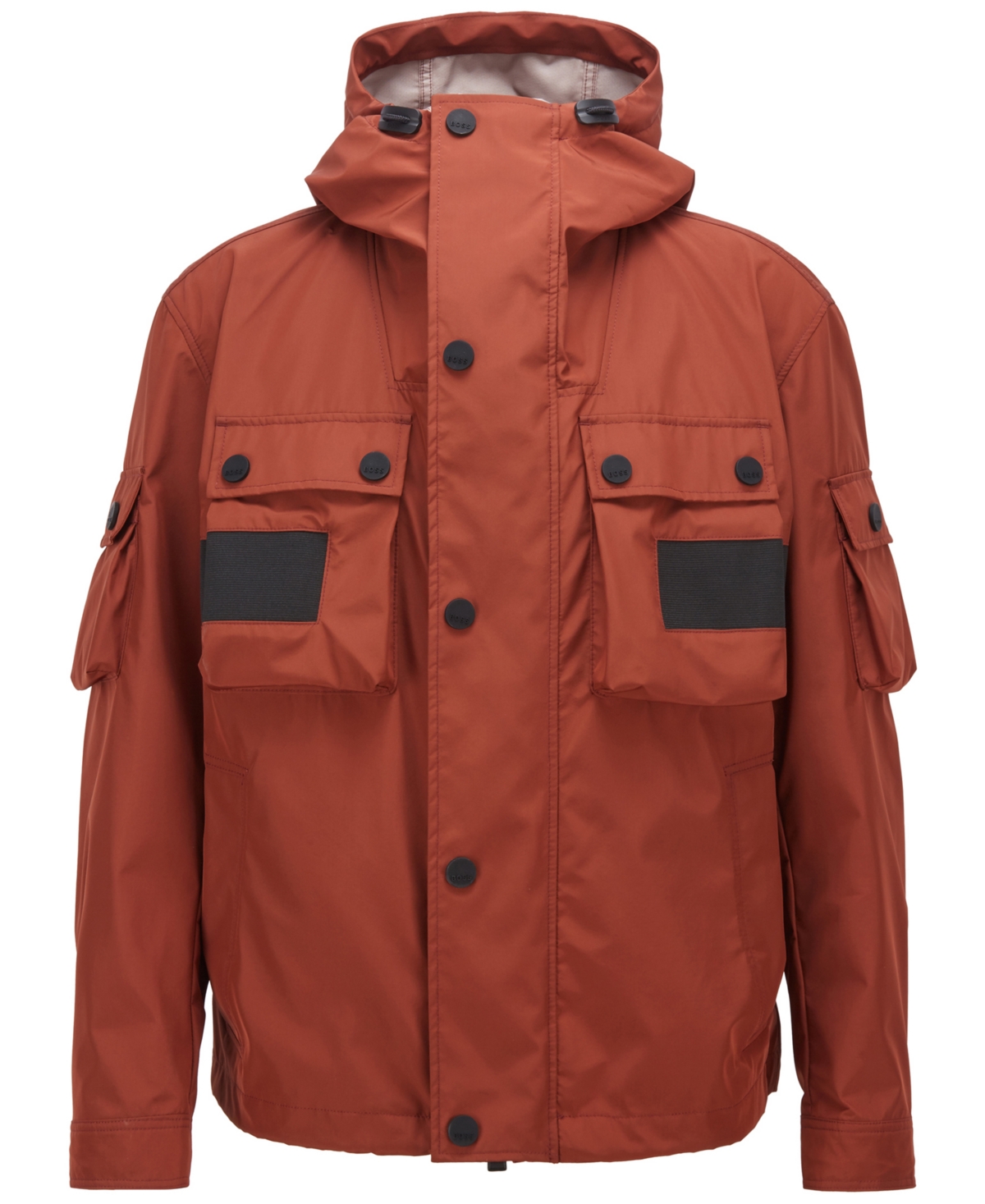 Shop Hugo Boss Boss By  Men's Custera Regular-fit Jacket In Rust,copper