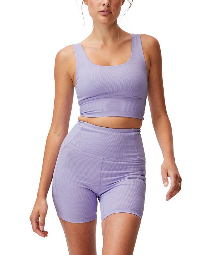 COTTON ON Women's Rib Pocket Bike Shorts Macy's