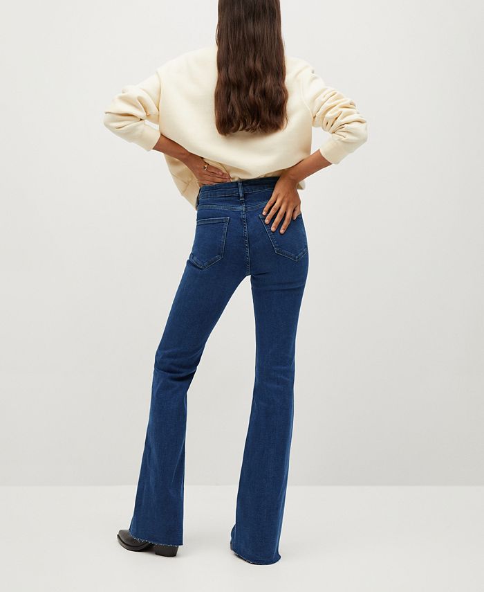 MANGO Women's Flared Jeans - Macy's