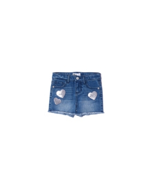 Epic Threads Little Girls Flip Sequin Graphic Denim Shorts