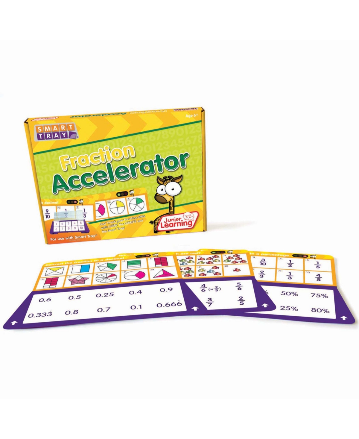 Redbox Junior Learning Fraction Accelerator Educational Learning Cards In Open Misce