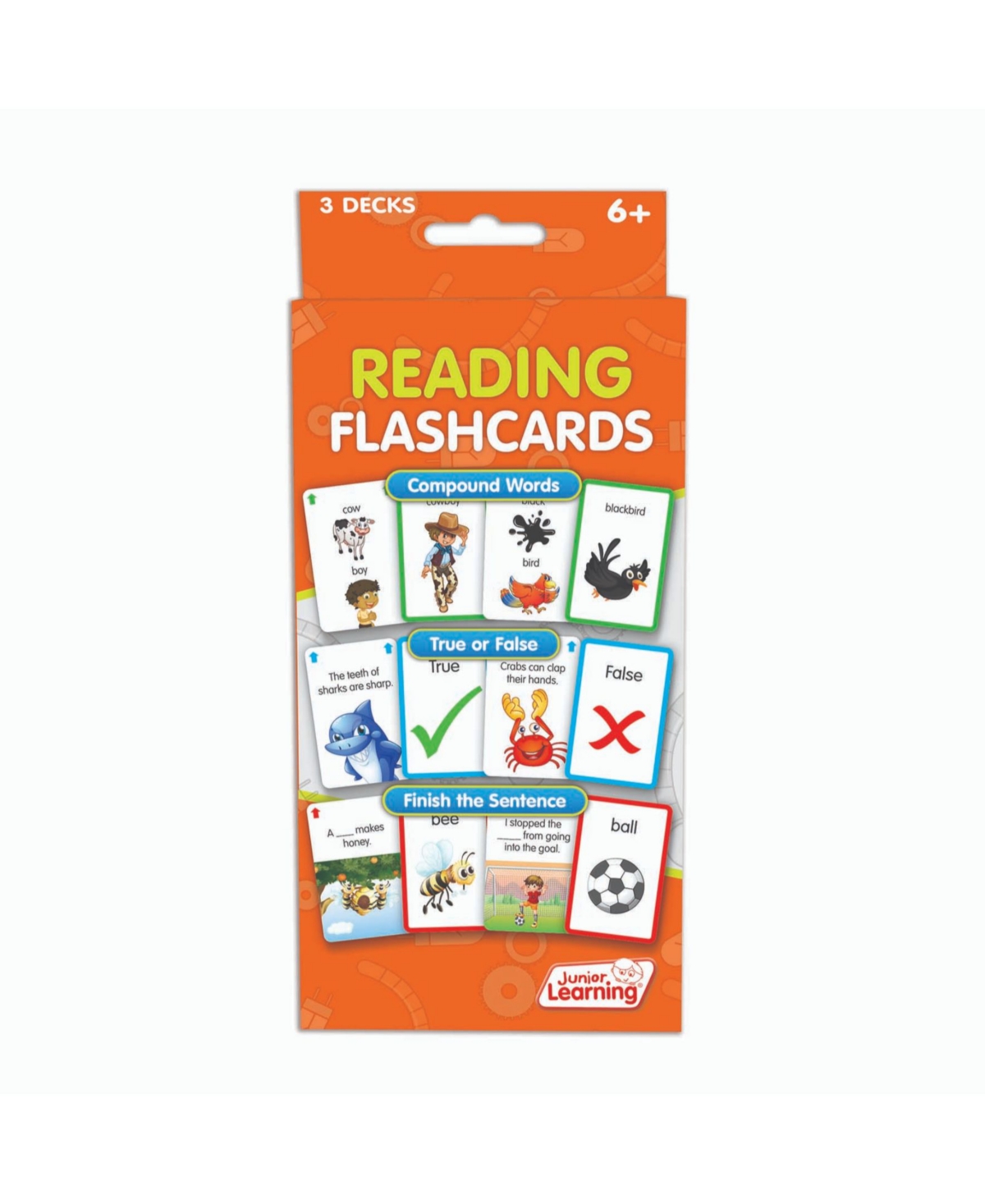 Shop Redbox Junior Learning Reading Flashcards Educational Learning Set In Open Misce