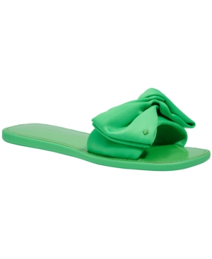 Shop Kate Spade Women's Bikini Slide Sandals In Green Jay