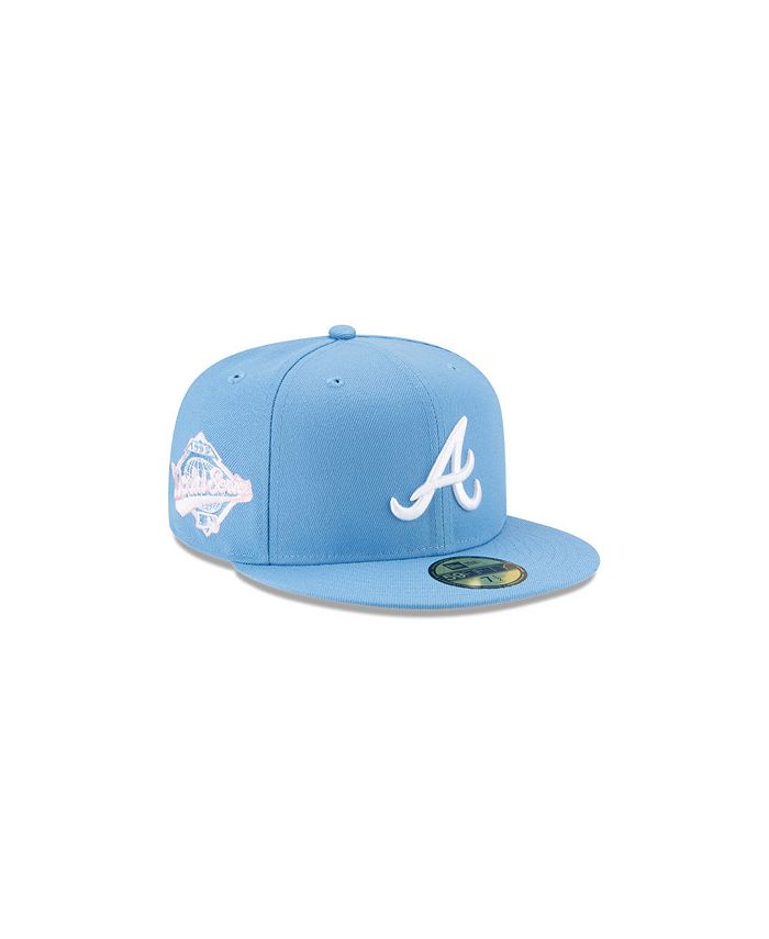 Atlanta Braves New Era 59FIFTY Fitted Hat - Light Blue
