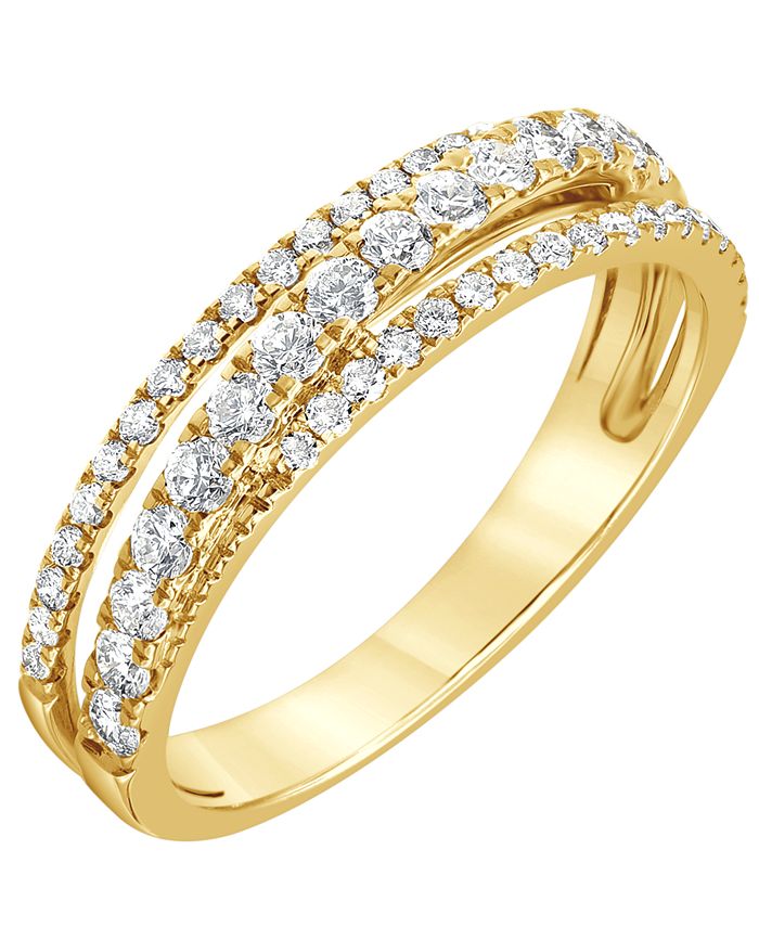 Macy's Diamond Band Ring (5/8 ct. t.w.) in 14K Yellow Gold