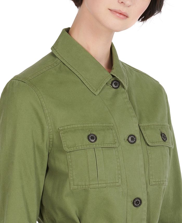 Barbour Victoria Cotton Utility Jacket Macy's