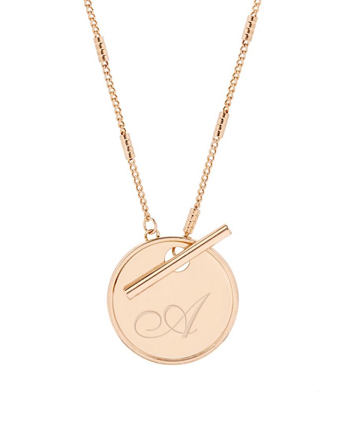 brook york Grace Initial Toggle Necklace Macy s