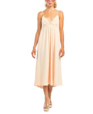 Black Tape - Textured Empire-Waist Dress