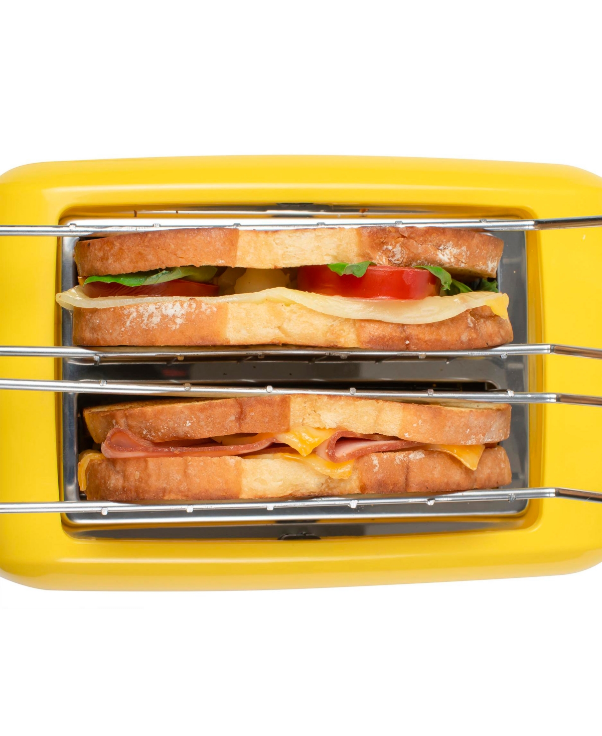 Nostalgia  Deluxe Grilled Cheese Sandwich Toaster with Easy-Clean Toasting Baskets, Adjustable Toasting Dial and Extra Wide Slots