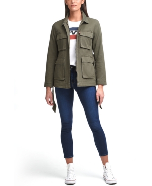Levi's Belted Cotton Utility Jacket