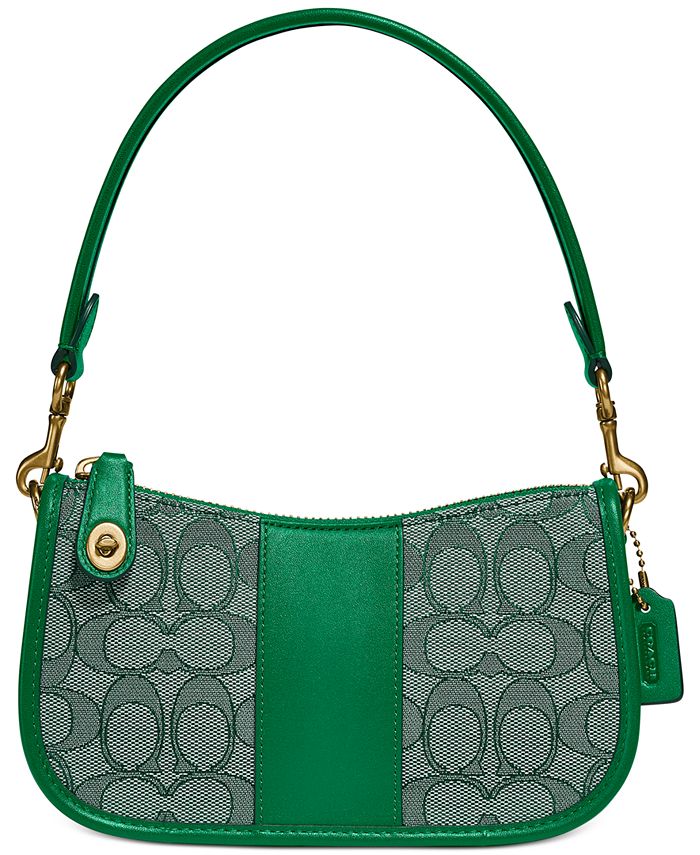 COACH Swinger 20 Bag In Signature Jacquard & Reviews - Handbags &  Accessories - Macy's