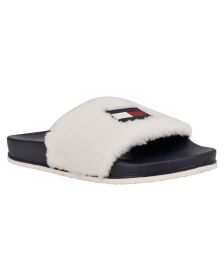 Women's Dezia Furry Pool Slides