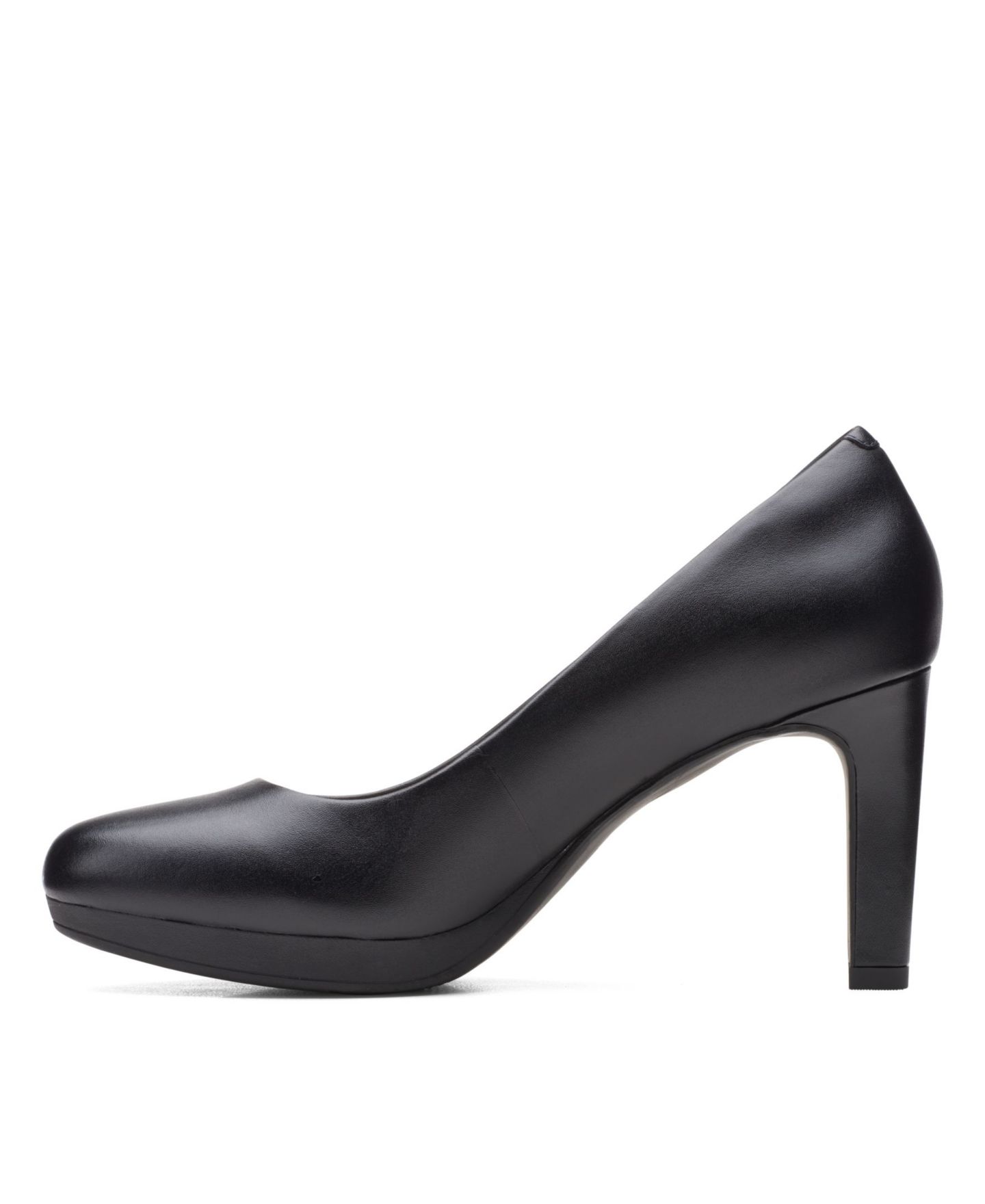 Женские туфли Clarks Ambyr Joy High-Heeled Comfort Pumps, цвет: Чёрный кожаный — фото 5