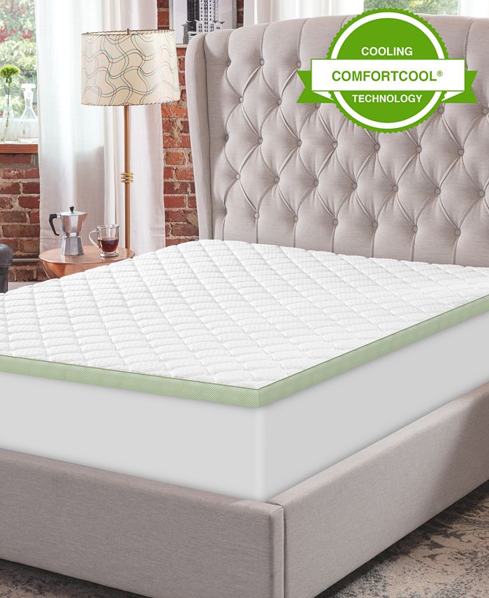 SensorPEDIC 3" Ultimate Cooling Luxury Quilted Memory Foam Bed Topper