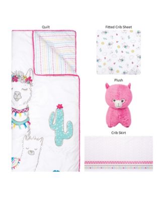 Sammy and Lou Llama Mama 4 Piece Crib Bedding Set