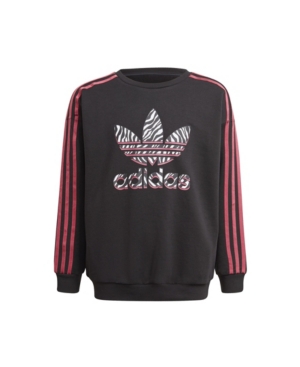 Big Girls Graphic Print Crew Sweatshirt