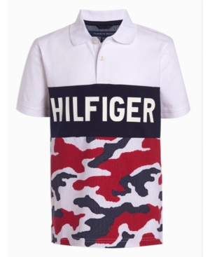 Little Boys Dot Camo Polo T-shirt