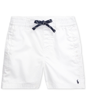 Polo Ralph Lauren Kids' Ralph Lauren Baby Boys Cotton Twill Shorts In White
