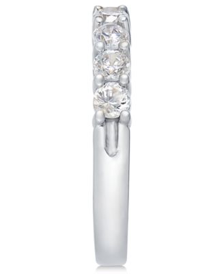 Seven Diamond Band in 14k Gold or White Gold (1 ct. t.w.)