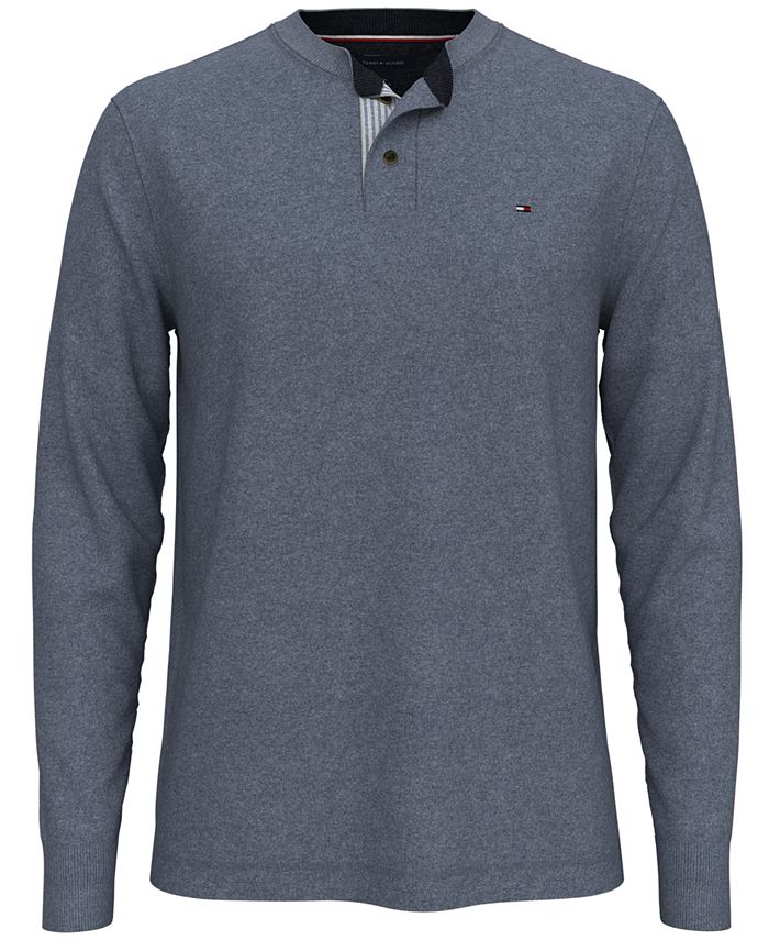 Tommy Hilfiger Men's Combed Cotton Henley - Macy's