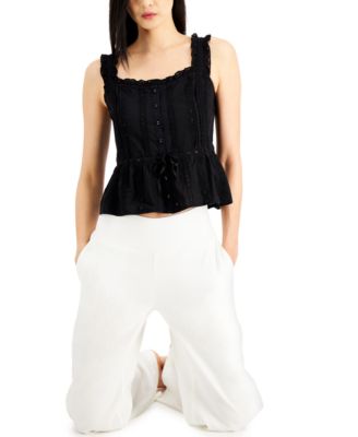 INC International Concepts - Cotton Lace Camisole