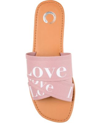 Journee Collection Women's Ivante Slide Flat Sandals