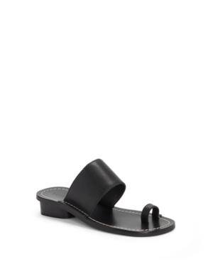 Lucky Brand Women's Maeri Island-Heel Toe-Ring Slide Sandals Women's Shoes