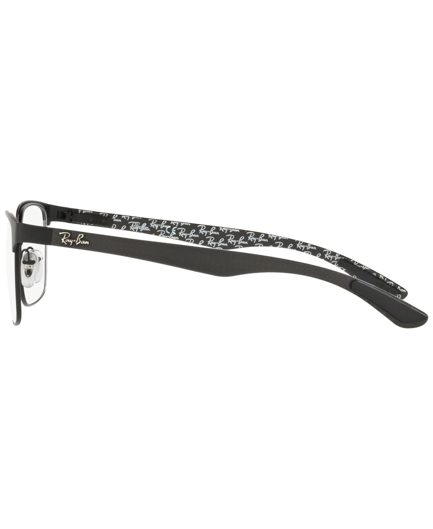Очки Ray-Ban Unisex Square Metal RB8416 Optics Eyeglasses, цвет: Чёрный, вариант 1 — фото 2