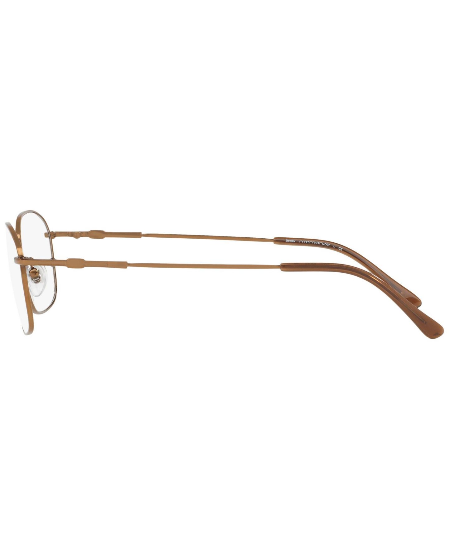 Мужские очки Sferoflex Man Oval Metal SF9002 Eyeglasses, цвет: Медный — фото 4