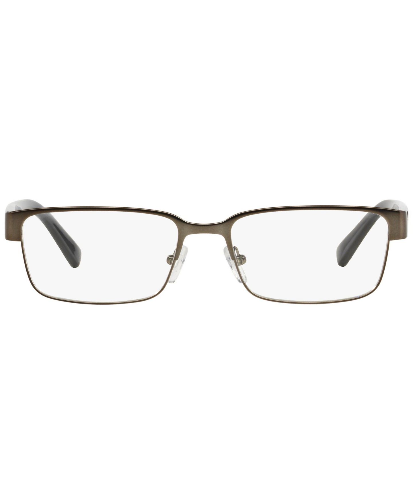 Мужские очки A|X Armani Exchange Armani Exchange Man Rectangle Metal AX1017 Eyeglasses, цвет: Matte Gunm — фото 3