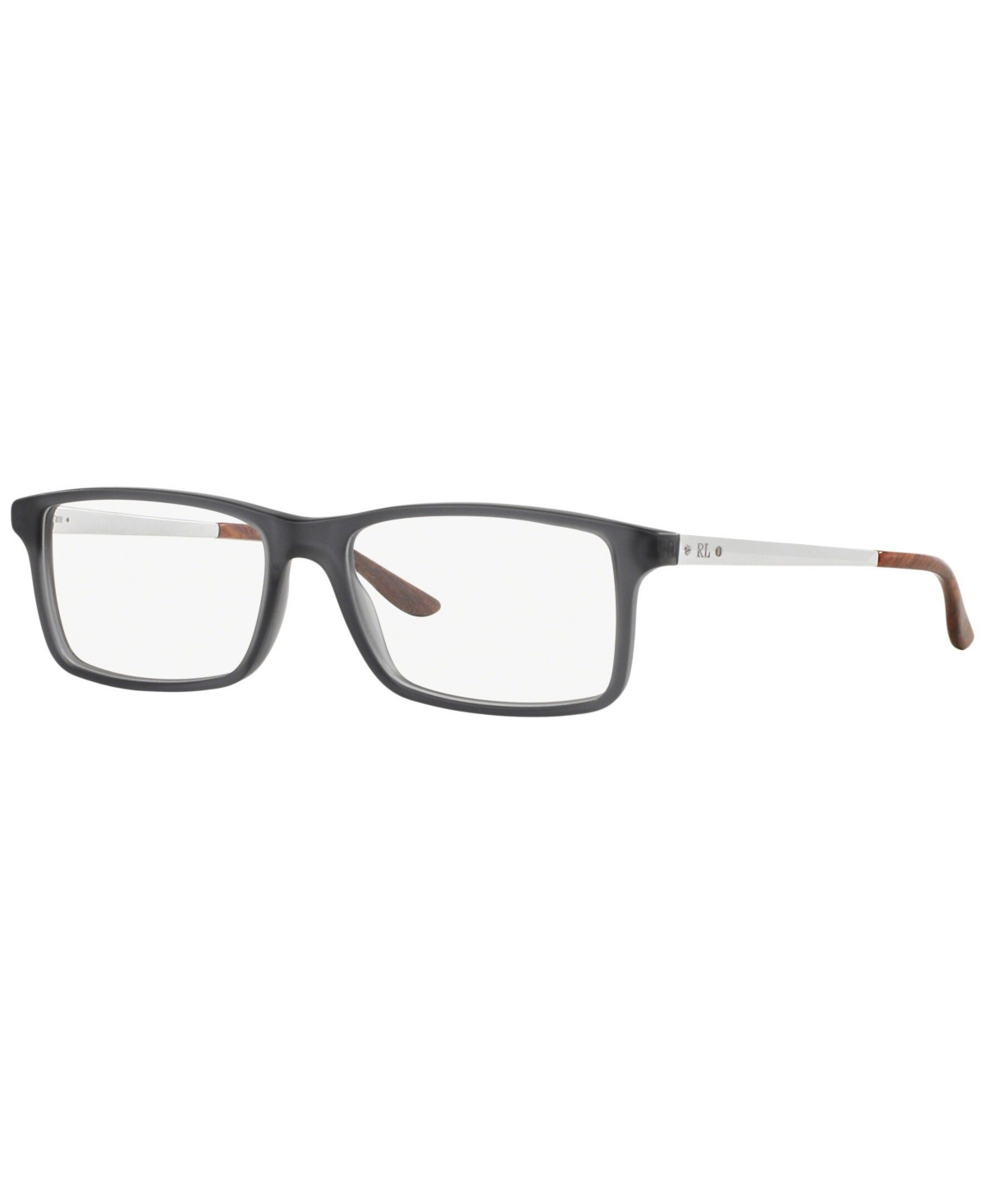 RL6128 Men's Rectangle Eyeglasses - Matte Gry