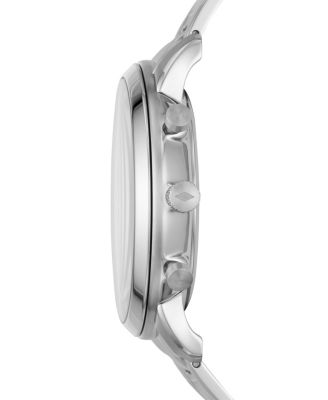 Men's Neutra Silver-Tone Bracelet Watch 44mm