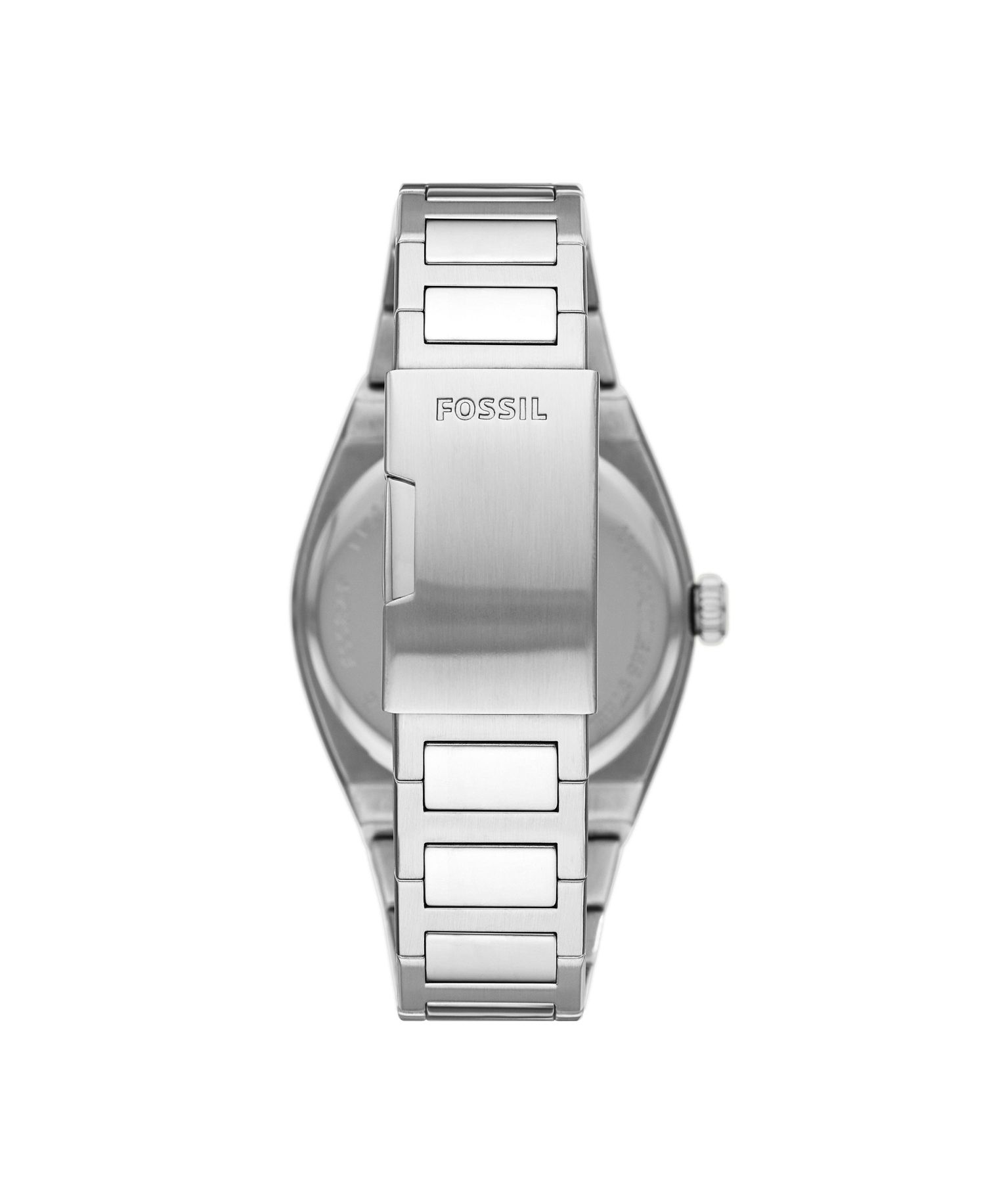 Men's Everett Silver-Tone Stainless Steel Bracelet Watch 42mm