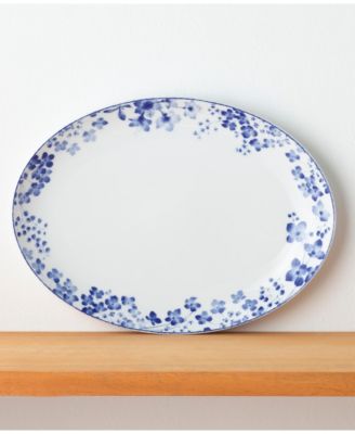 Bloomington Road Oval Platter, 14"