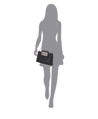 Juditth Handle Quilted Clutch, Exclusively at Macy's