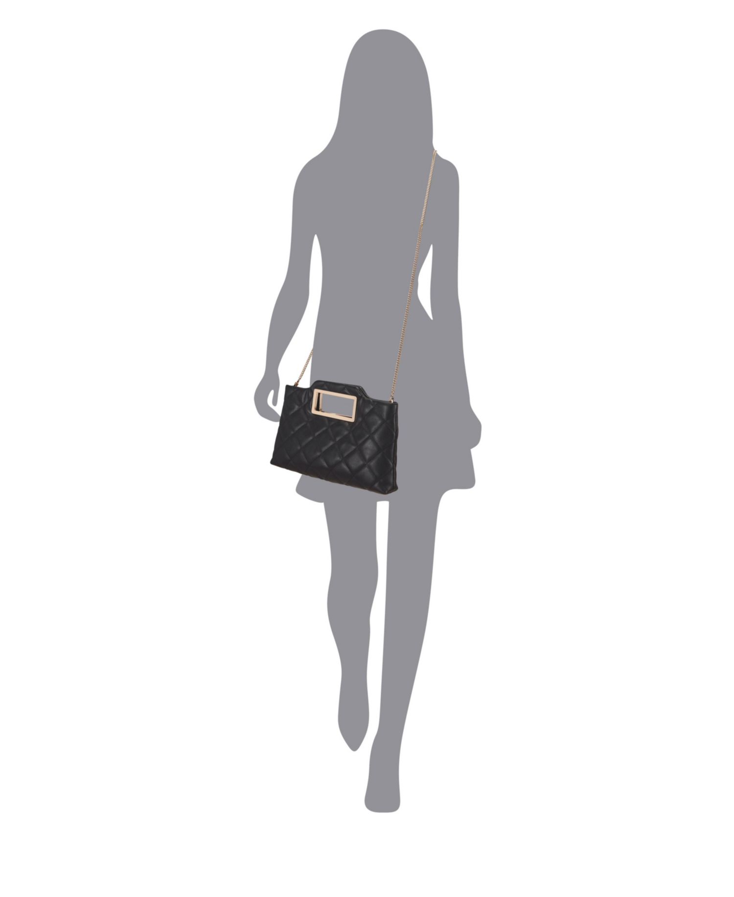 Juditth Handle Quilted Clutch
