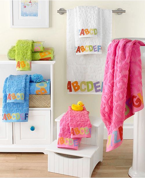 Kassatex CLOSEOUT! Bambini ABC Bath Towel Collection Bath Towels