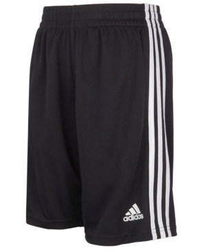 Shop Adidas Originals Big Boys Classic 3-stripes Shorts In Black
