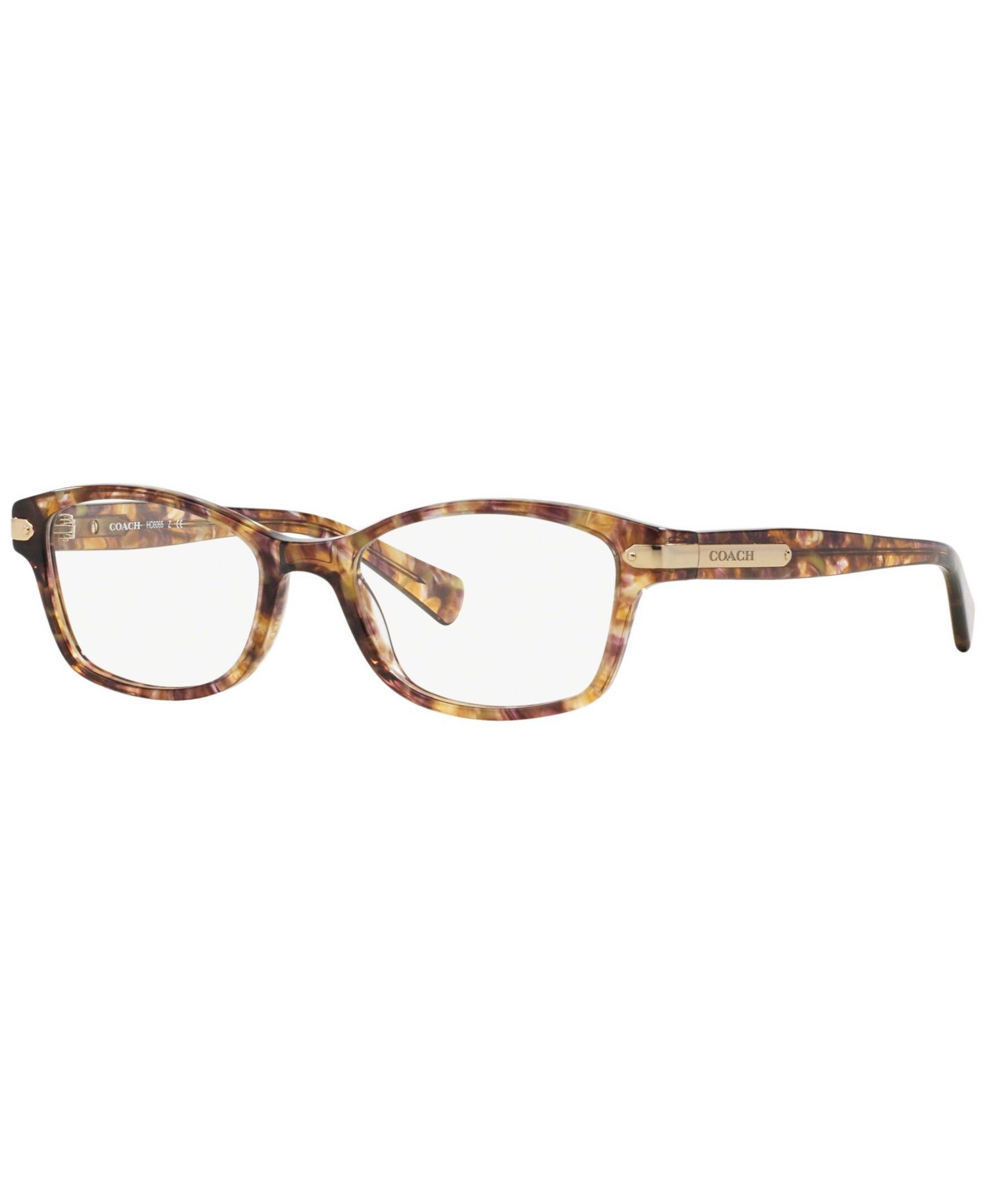 Woman Rectangle Plastic HC6065 Eyeglasses