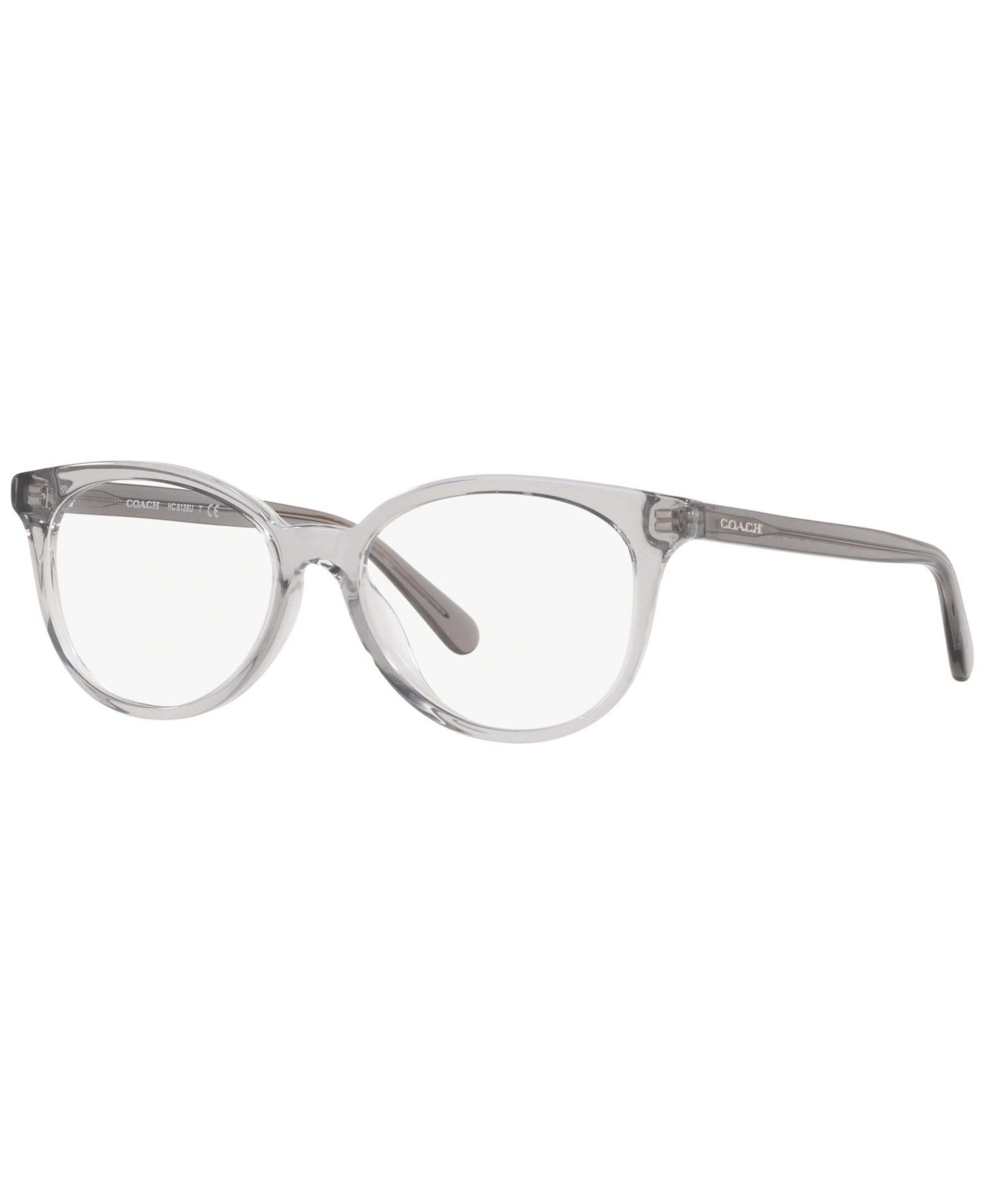 Женские очки Coach Woman Panthos Plastic HC6138U Eyeglasses, цвет: Серый — фото 1
