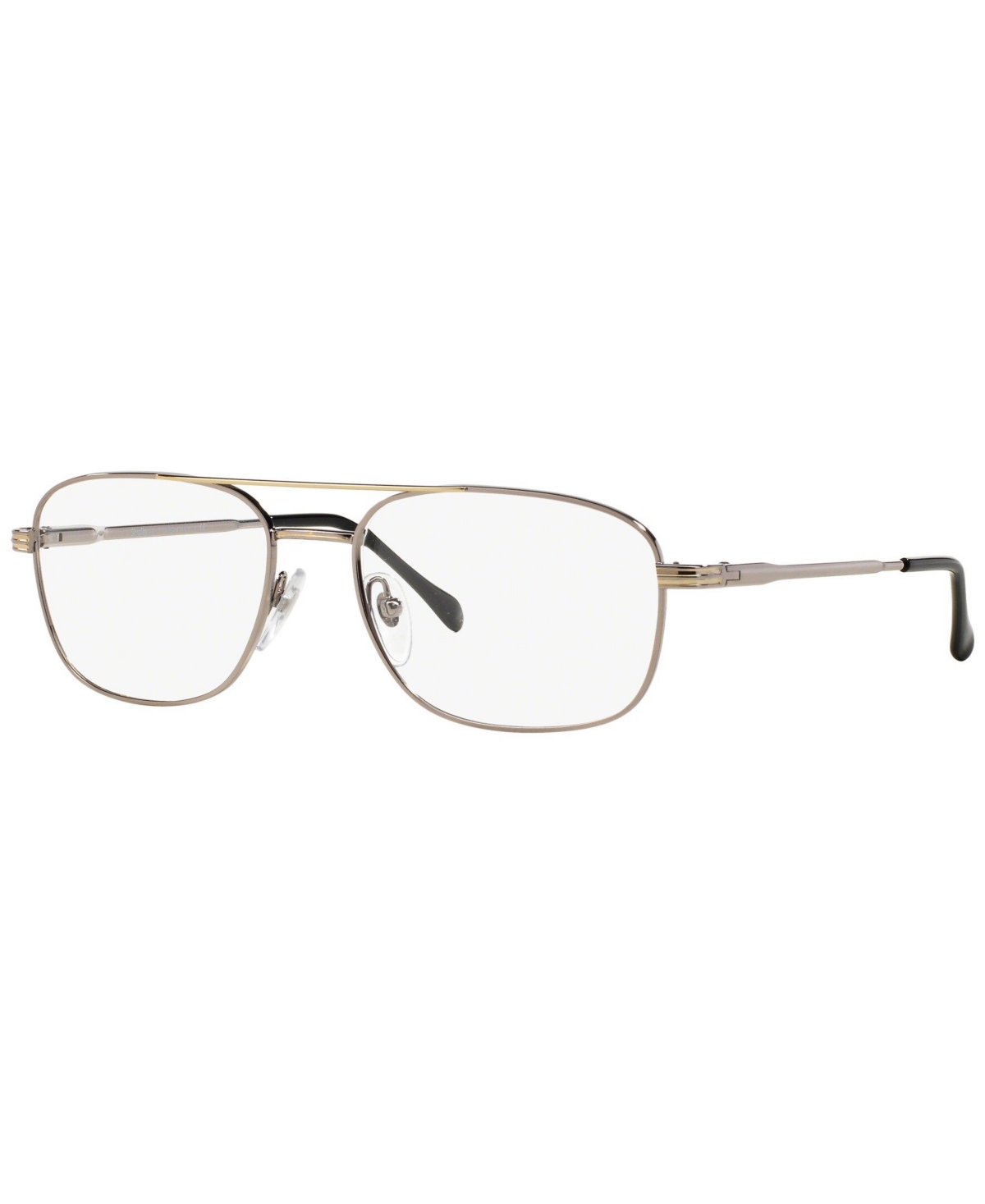 SF2152 Men's Square Eyeglasses - Dark Brown