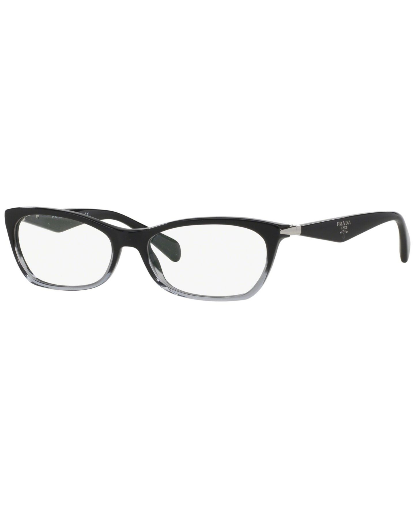 Женские очки Prada PR 15PV Irregular Eyeglasses, цвет: Чёрный — фото 1