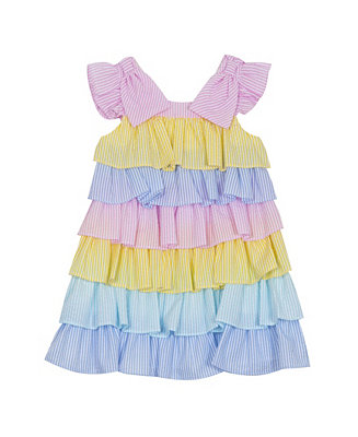 Rare Editions Toddler Girls Color Block Seersucker Dress & Reviews ...