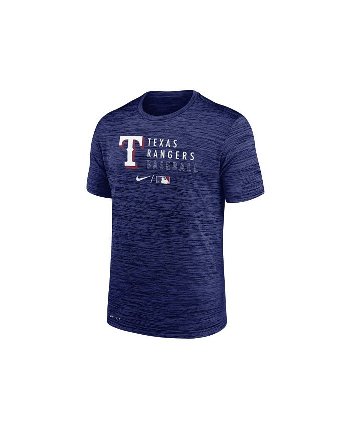 Nike Men's Texas Rangers Velocity Practice T-Shirt - Macy's