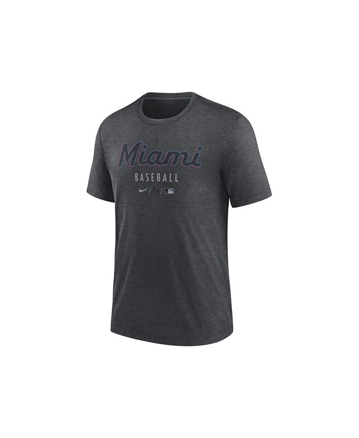 Nike Men's Miami Marlins Early Work Dri-Blend T-Shirt - Macy's